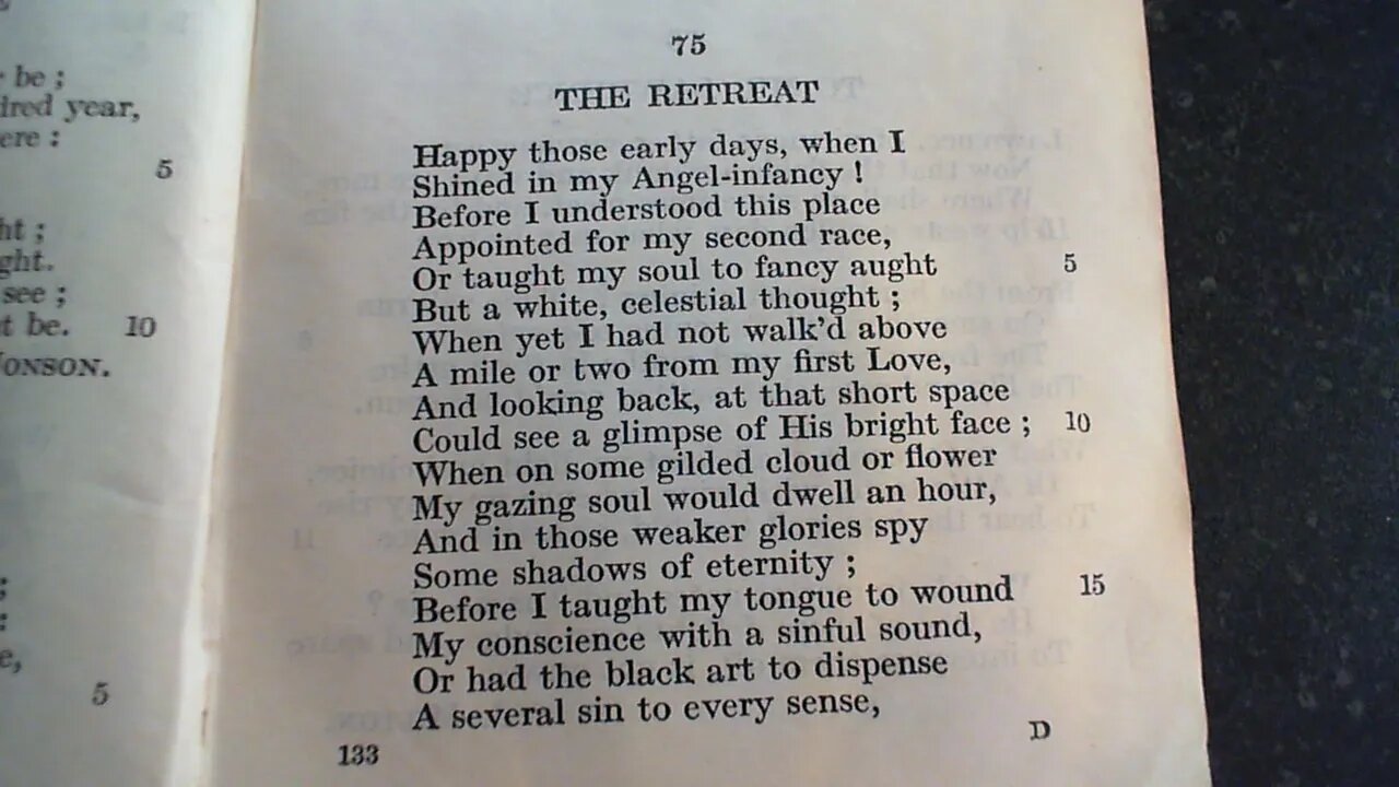 The Retreat - H. Vaughan