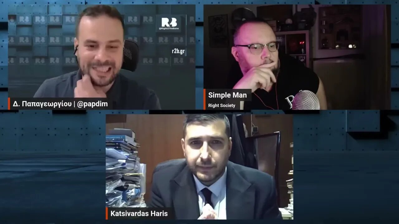 Χαράλαμπος (Χάρης) Κατσιβαρδάς & Μάνος Γρυπάρης στο "Right to the Bone"