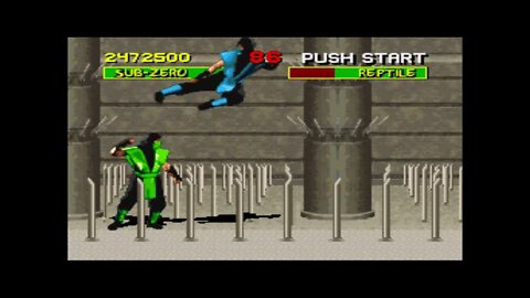 Mortal Kombat (SNES) - Sub-Zero - Very Hard - No Continues