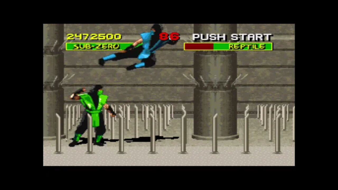 Mortal Kombat (SNES) - Sub-Zero - Very Hard - No Continues