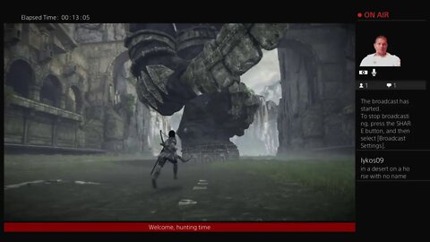 New game day 3, Shadows of the colossus