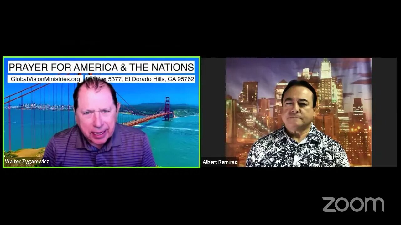 PRAYER FOR AMERICA & THE NATIONS Live Walter Zygarewicz with Albert Ramirez - Authority of Believer