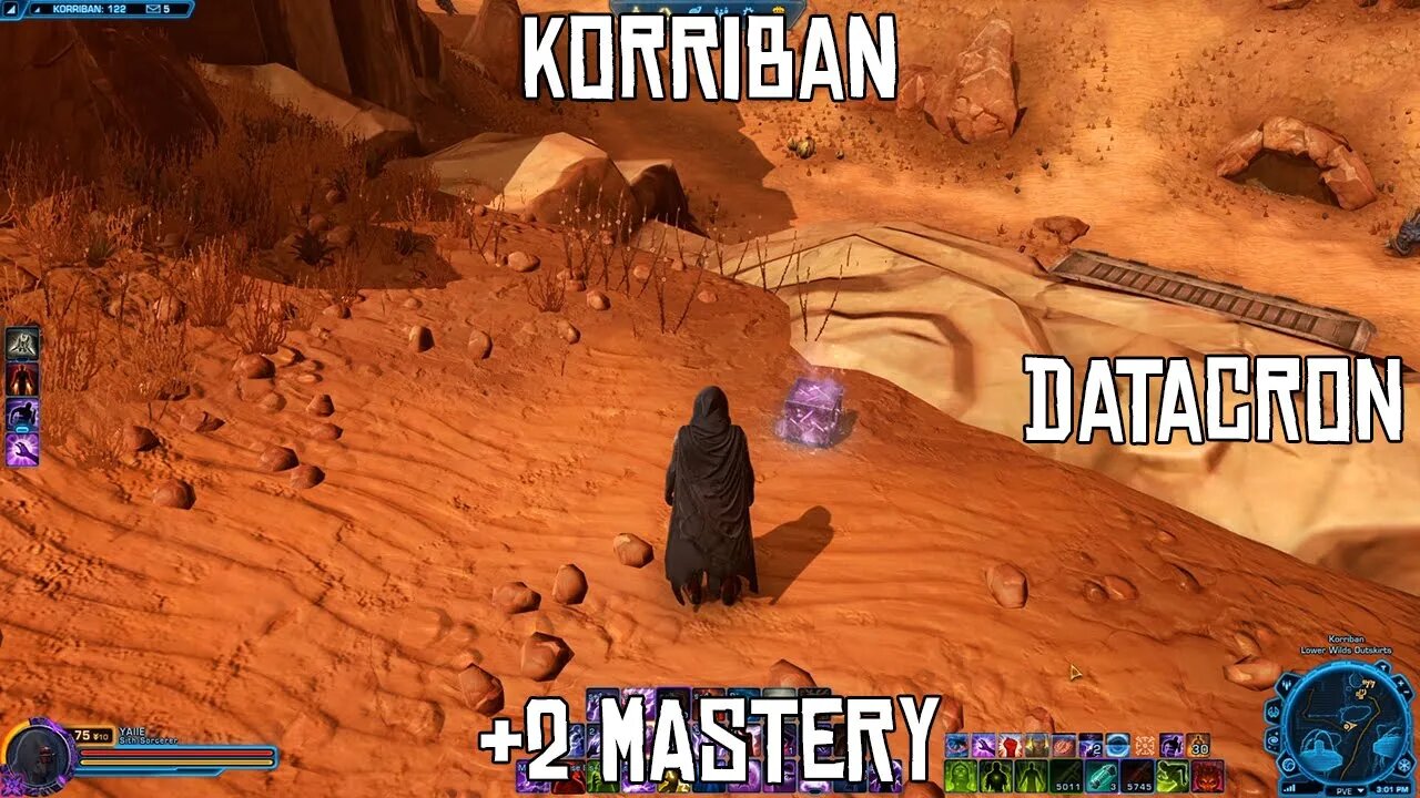 SWTOR The Final Korriban Datacron | +2 Mastery (Formerly Willpower) 3 of 3 Guide