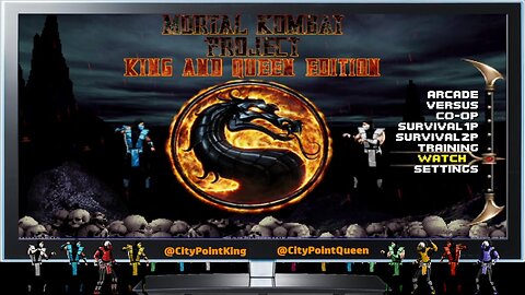 Mortal Kombat Project King & Queen Edition - Shinobi Sub-Zero vs Johnny Cage