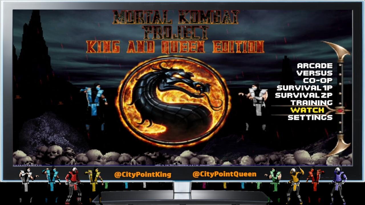 Mortal Kombat Project King & Queen Edition - Shinobi Sub-Zero vs Johnny Cage