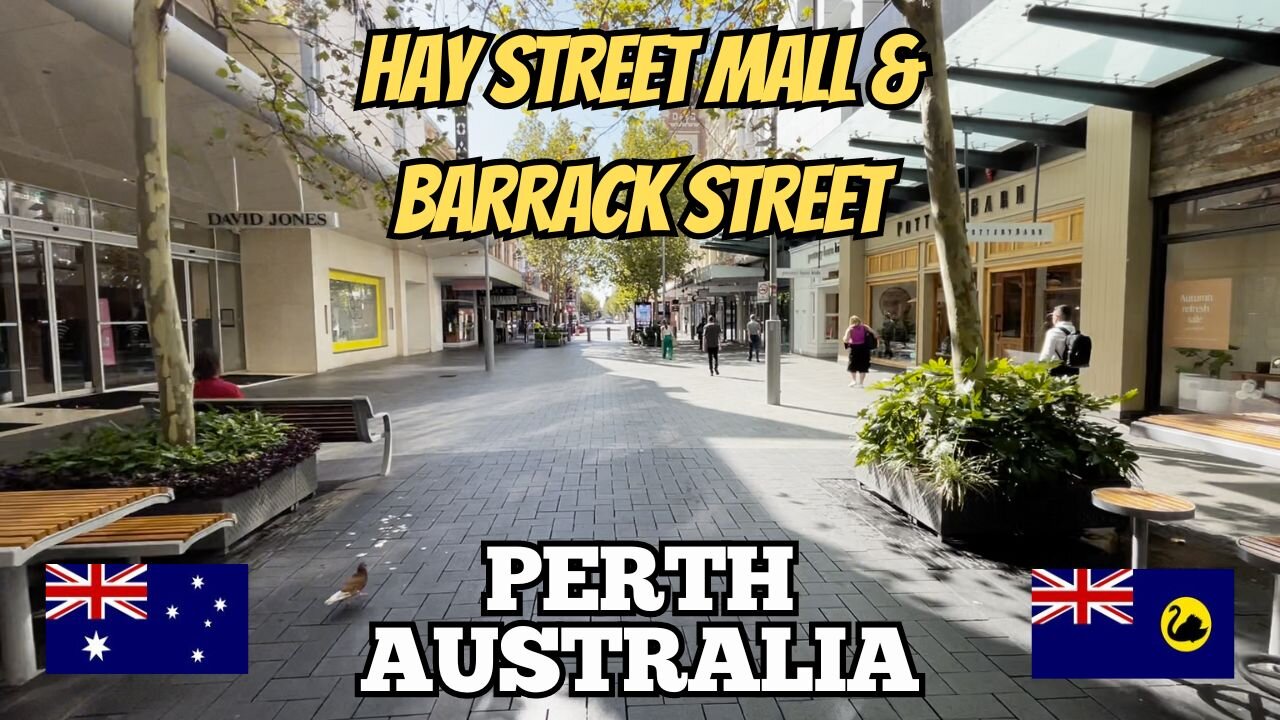 Exploring Perth Australia: A Walking Tour of Hay Street Mall & Barrack Street