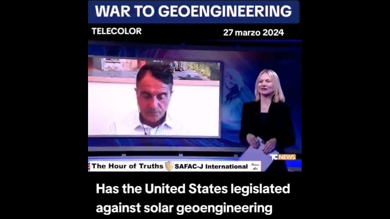 TELECOLOR - GEOENGINEERING: "Ten states legisled against solar GEOENGINEERING"