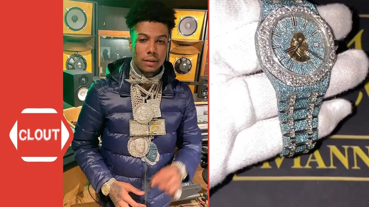 Blueface Gets New Custom 'Audemars Piguet' Royal Oak Watch!