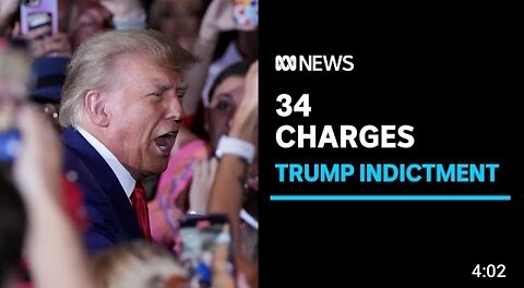 Defiant Donald Trump Front the Cameras after being Charged | ABC News