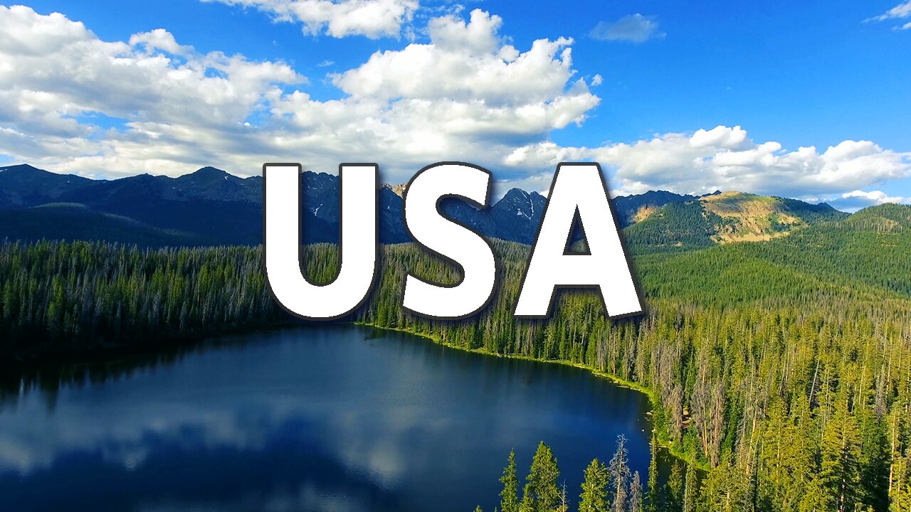 USA Beautiful Places in 4K With Calming Music - USA Beautiful Landscapes Part 3