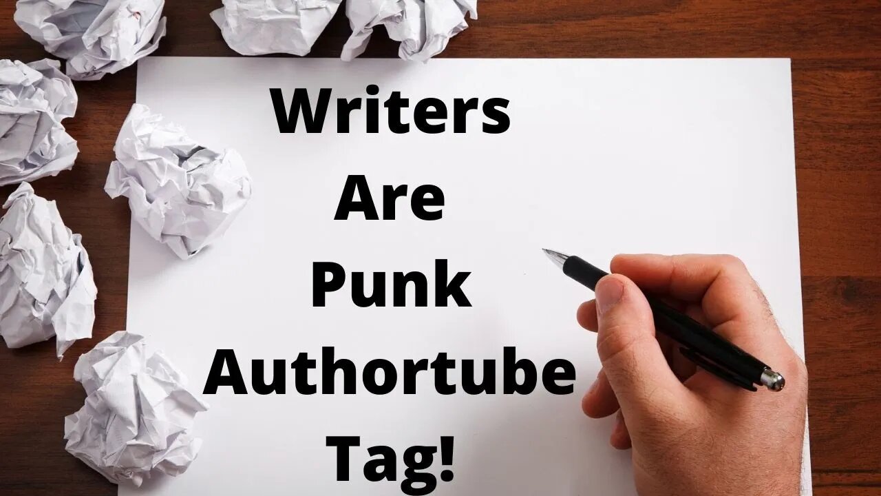 Writers Are Punk Authortube Tag