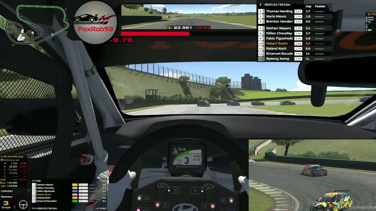 Turn Touring Car Challenge iRacing 2022 Season 2 Week 11 at Interlogos, Brazil