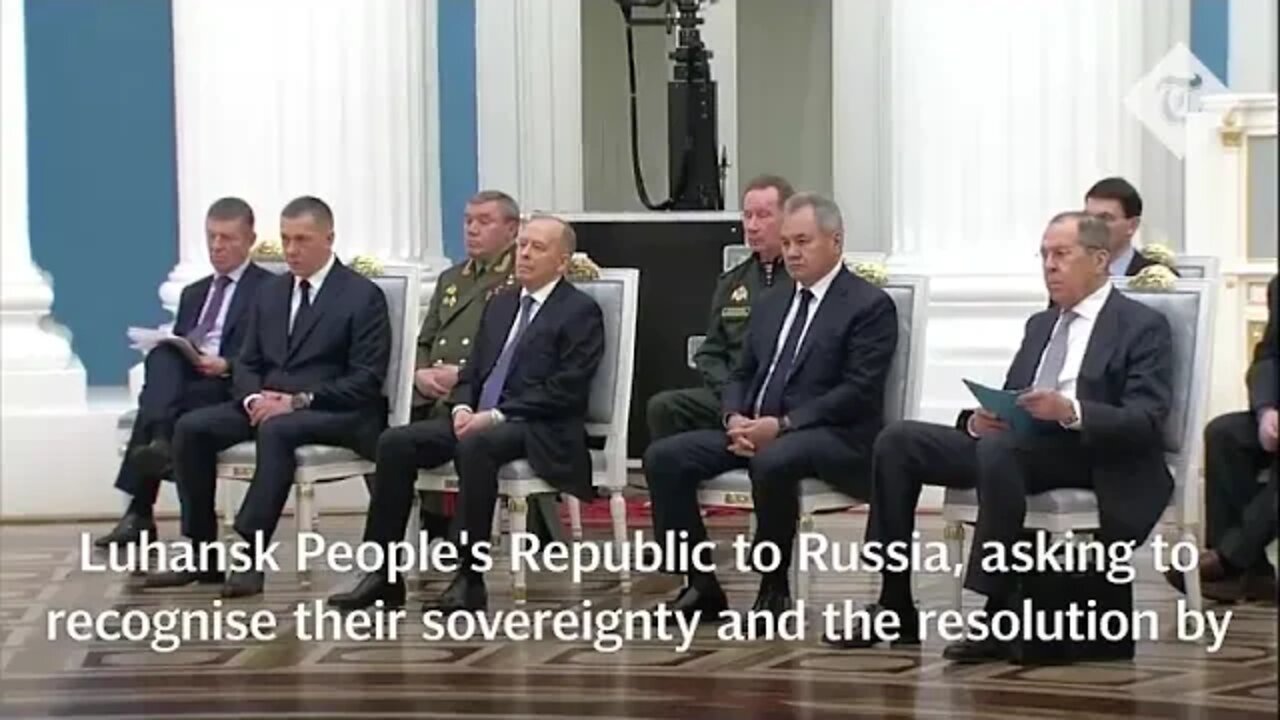 Putin Says he will decide 'Today' On recognition Of Luhansk and Donetsk regions