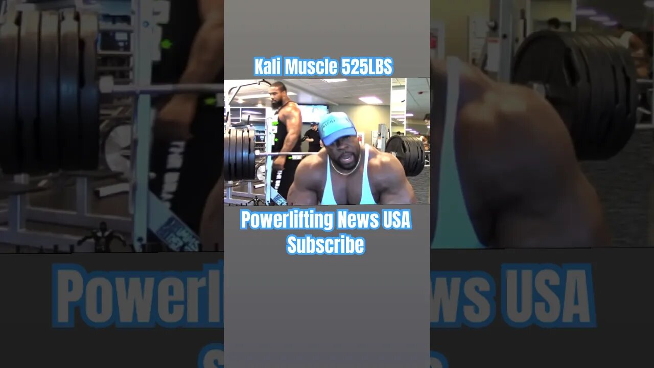 Kali Muscle: Full Blast Epic 525LBS Bench Press #viral #short