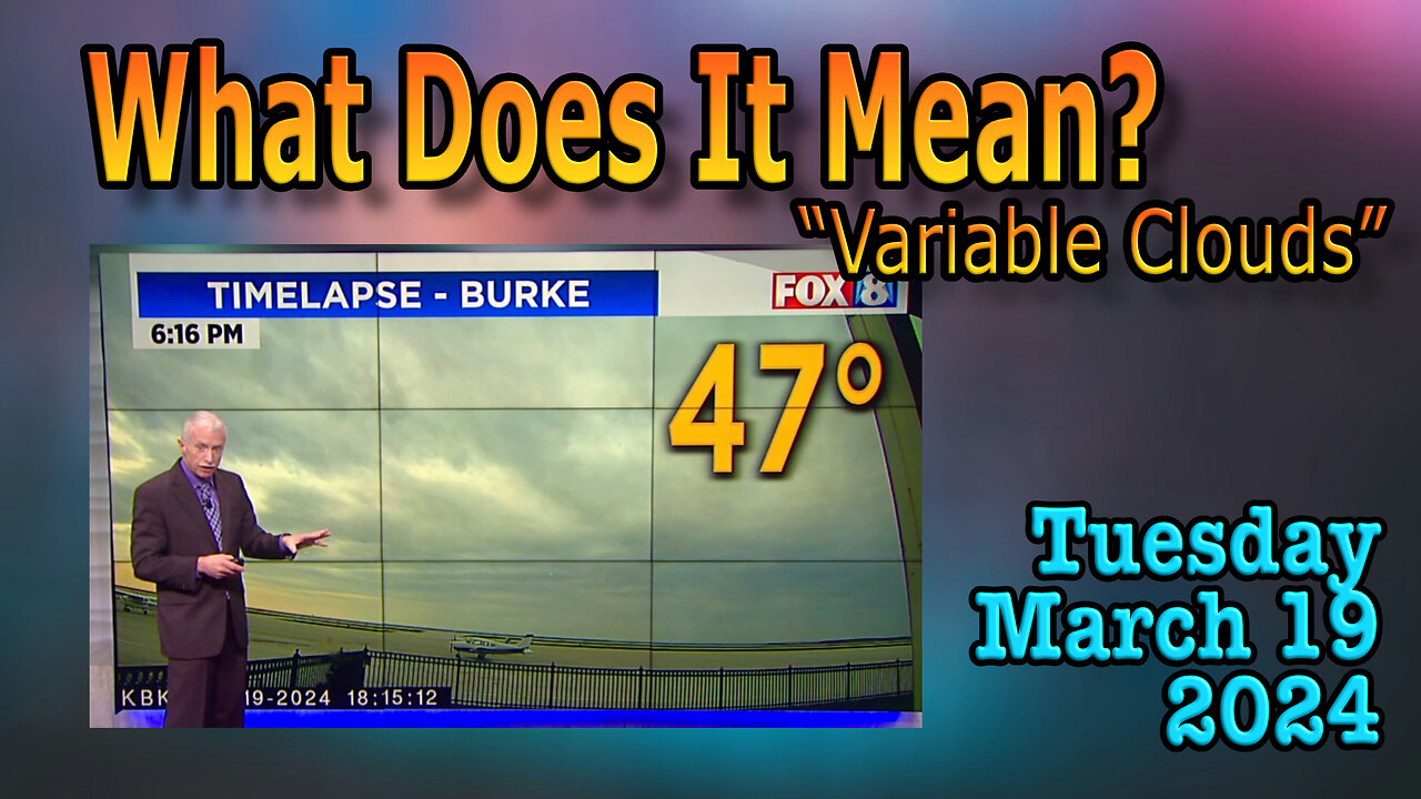 6 PM Weather - Tuesday, March 19, 2024