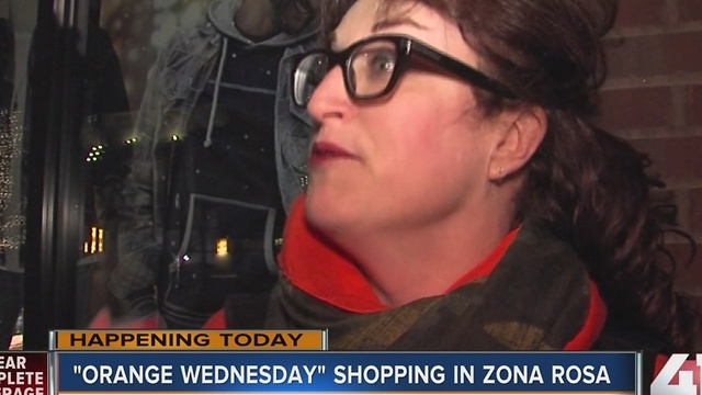 "Orange Wednesday" shopping in Zona Rosa