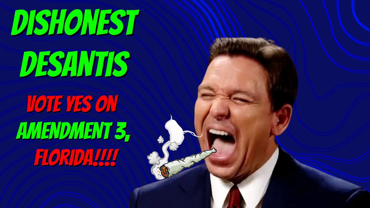 DeSantis and FL Republicans are FLAT OUT LYING to you on Amendment 3!!