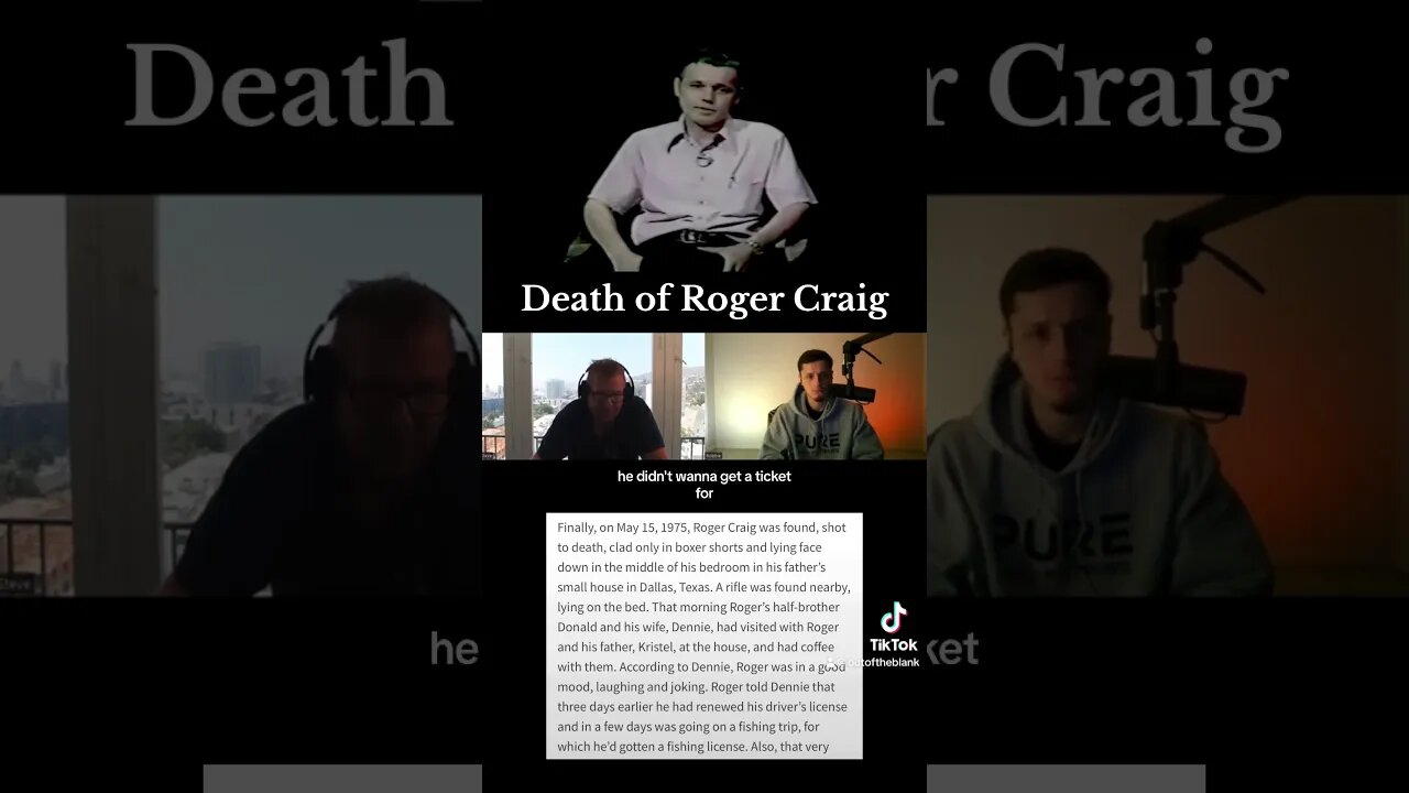 Roger Craig and his suicide