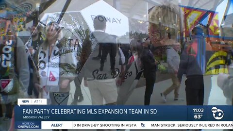 San Diego MLS hosts party for fans at Snapdragon Stadium