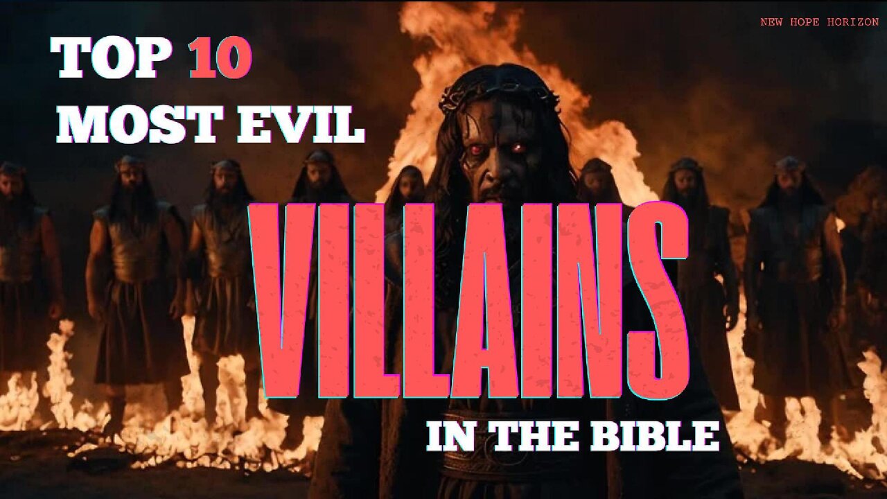 MOST EVIL VILLAINS OF THE BIBLE