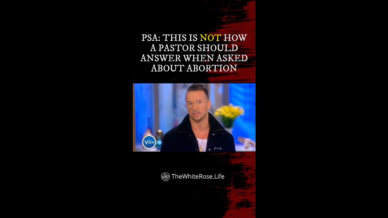 Yikesssss…. don’t sound like this when asked about your stance on abortion, come to Bootcamp!