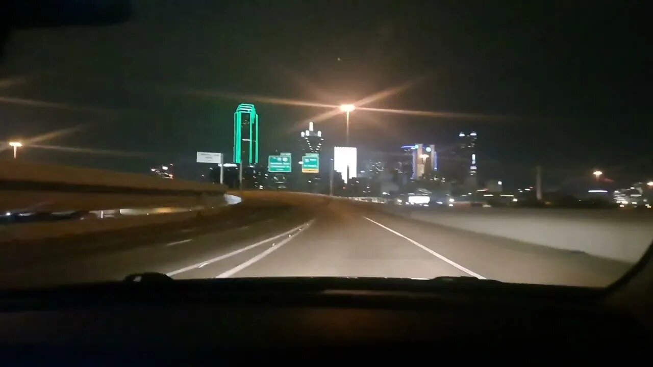 Look at Dallas At Night