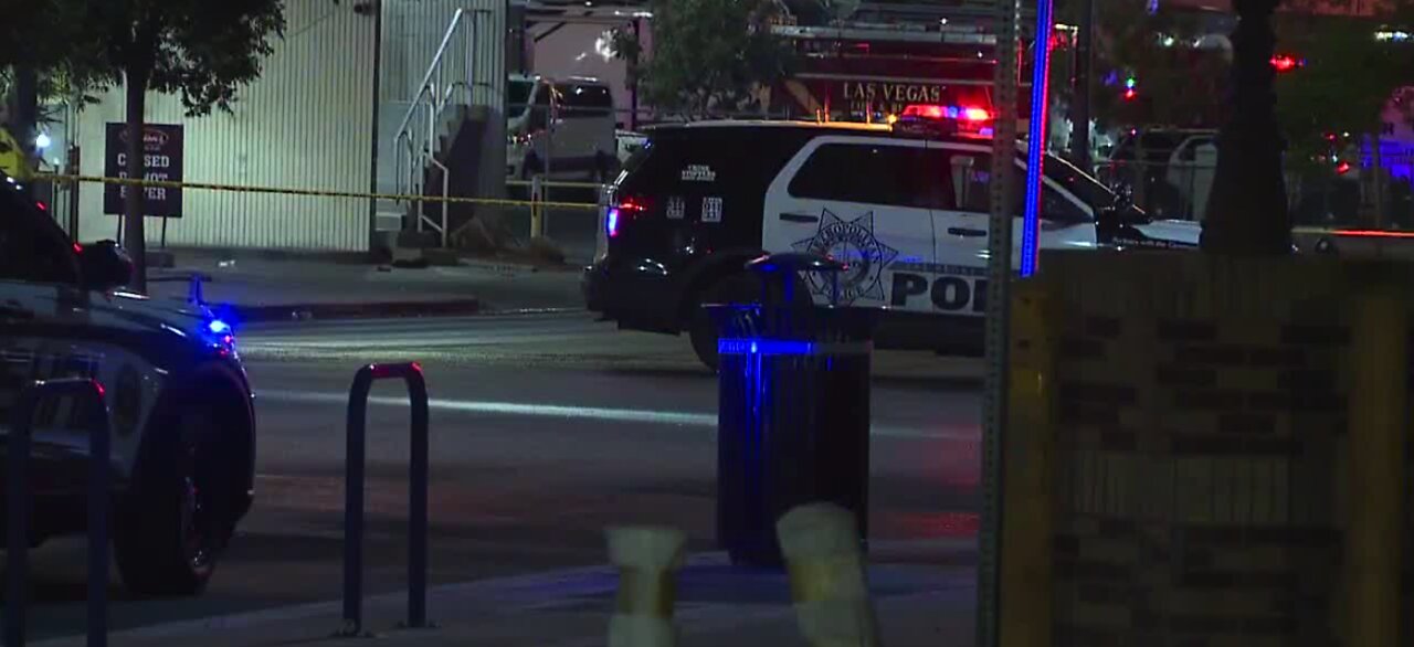 SWAT, CNT attempting to get man off of ledge at Binion's parking garage
