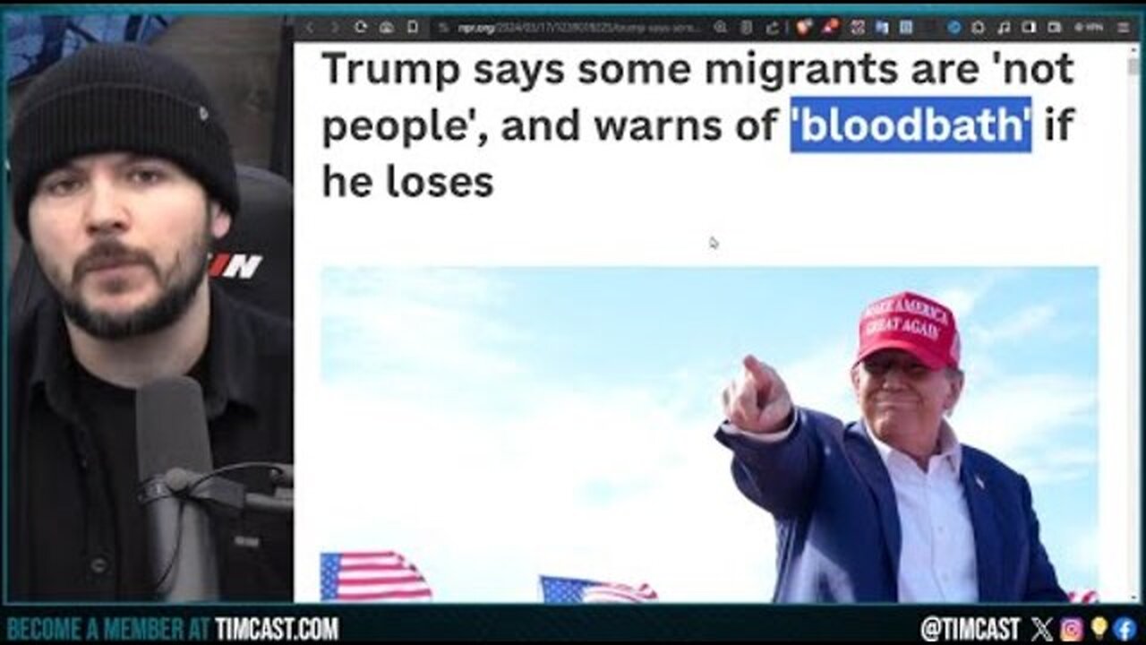 TRUMP BLOODBATH HOAX LAUNCHED BY PRESS, MSNBC HOST LAUNCHES UNHINGED RANT OVER TRUMP VIOLENCE