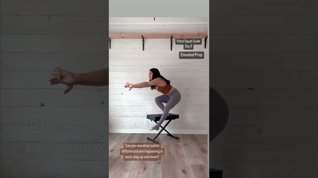 Pistol Squat Guide: DAY 5 Pistol Negatives 🎞️