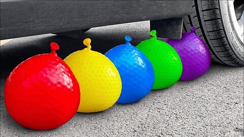 Experiment Car vs Balloons | Crushing Crunchy & Soft Things | Smash Hub