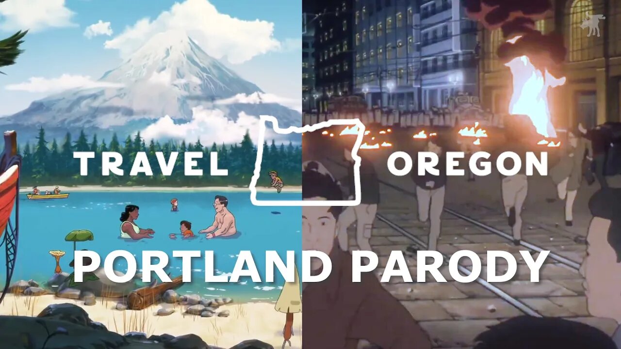 Travel Oregon Portland Antifa Parody