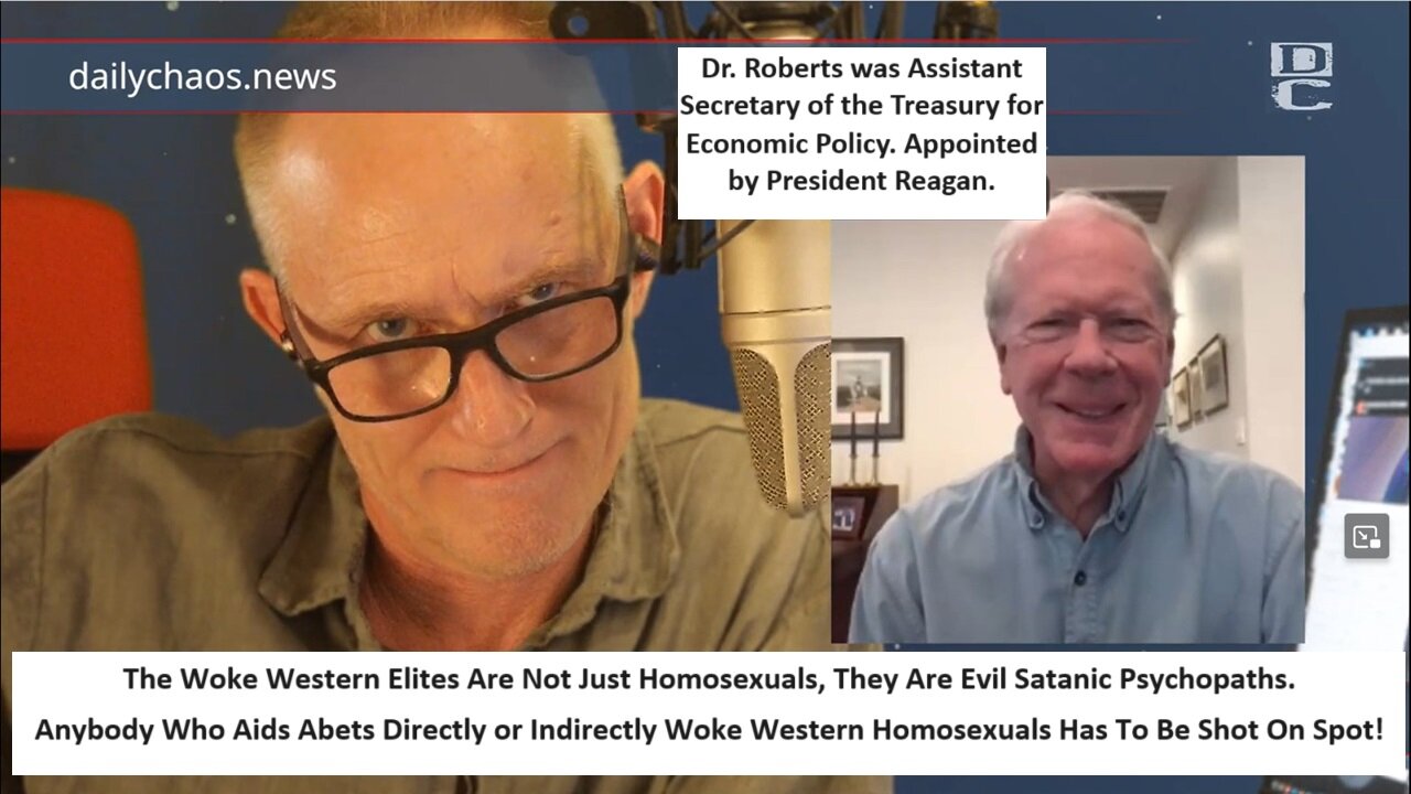 Dr Roberts: The Woke Western Elites Are Evil Satanic Psychopaths. To Be Shot On Spot!