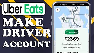 HOW TO MAKE UBER EATS DRIVER ACCOUNT