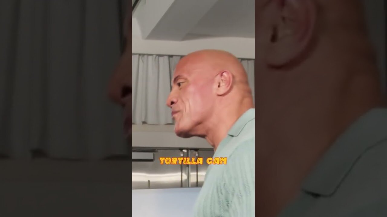 Kevin hart and the rock try the tortilla slap challenge