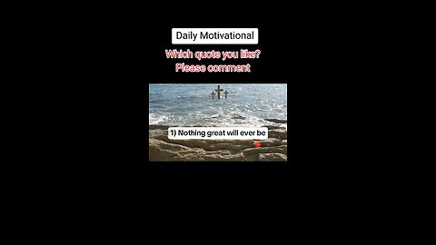 Daily Motivational: Please like, subscribe & share.