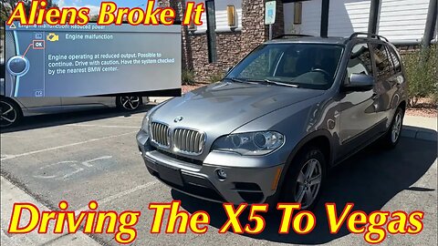 Driving The @AutoAuctionRebuilds BMW X5D Back To Vegas, Aliens, And It Broke?
