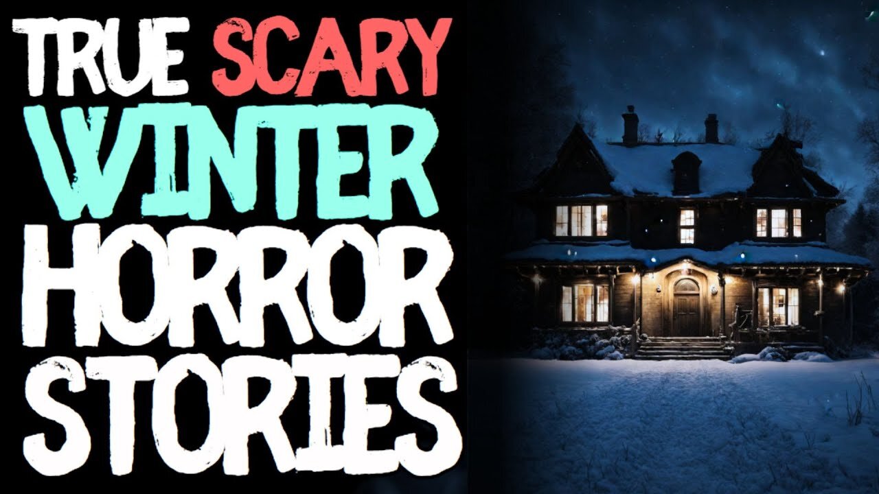 90 mins of True Winter Scary Horror Stories for Sleep | Black Screen with Ambient Rain Sounds