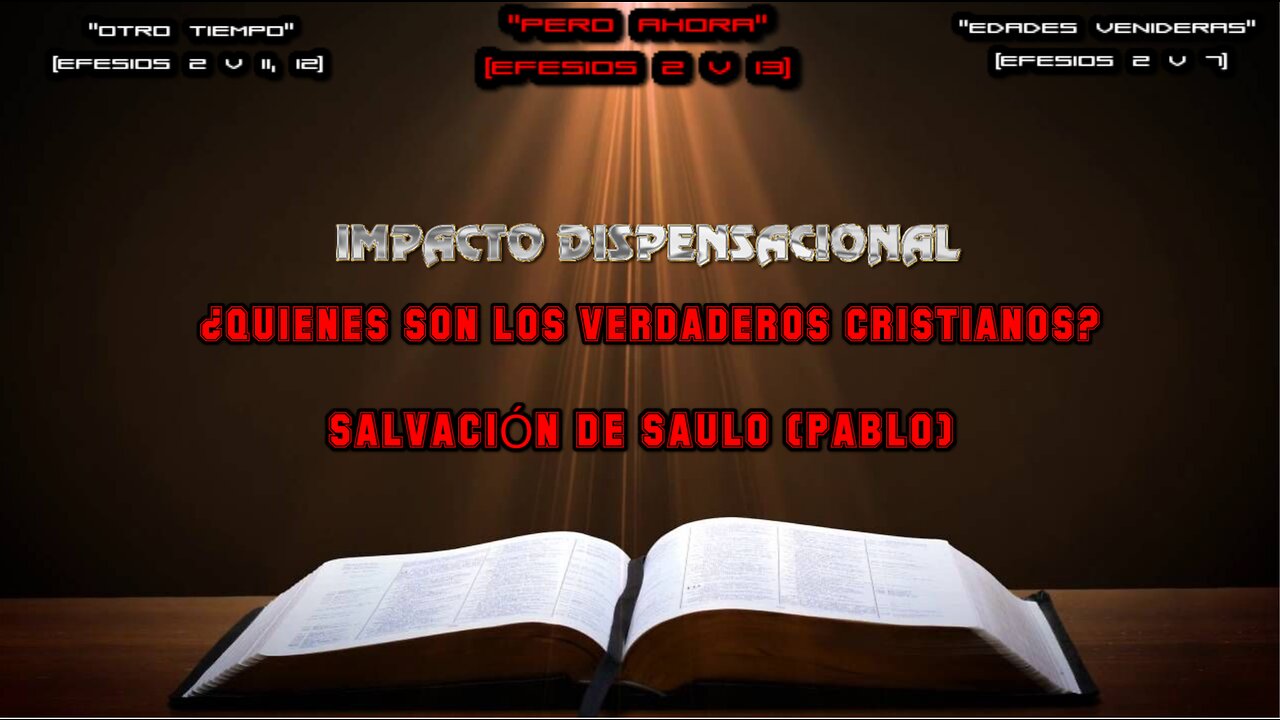 ¿QUIENES SON LOS VERDADEROS CRISTIANOS? SALVACIÓN DE SAULO(PABLO)