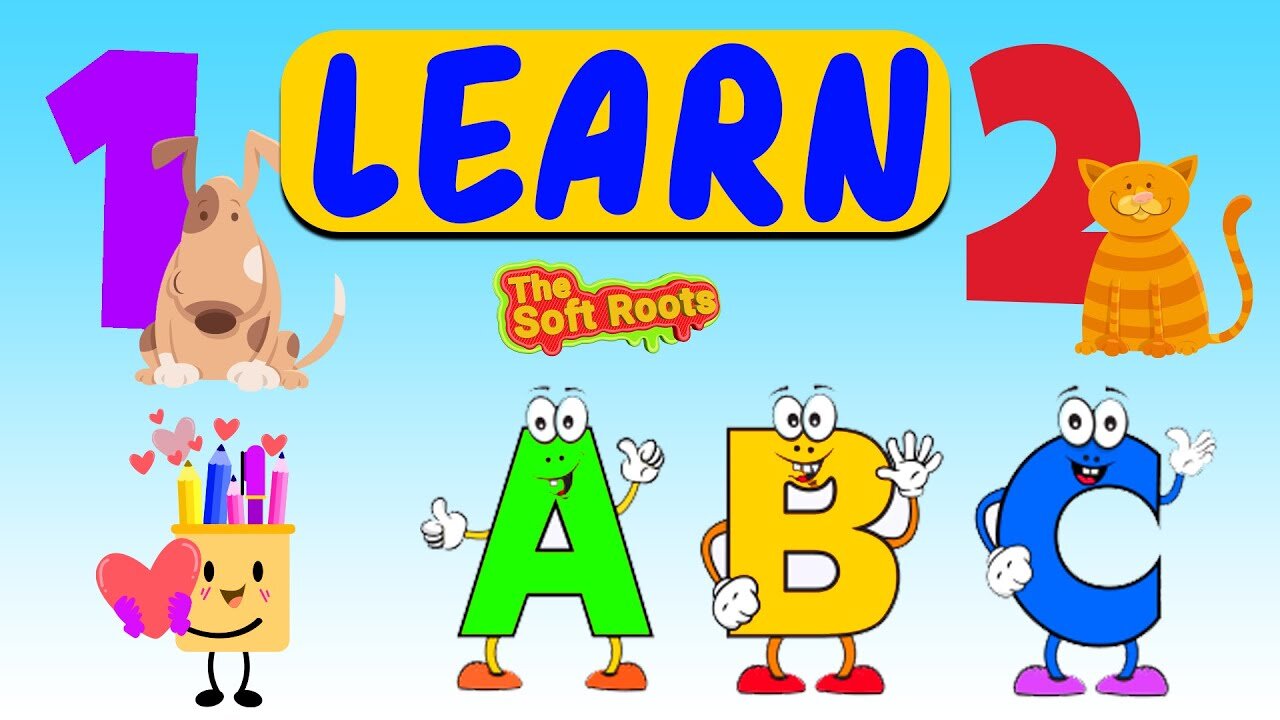 ABC and 123 Learning Videos | Preschool Learning Videos For 3 Year Olds | Learning Videos For Kids