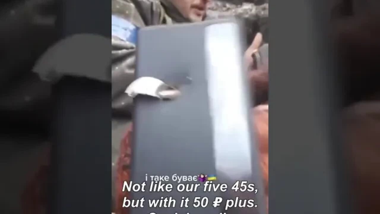 🇺🇦 A Ukrainian Militant Was Saved From A Righteous Bullet By A Phone & A Token!