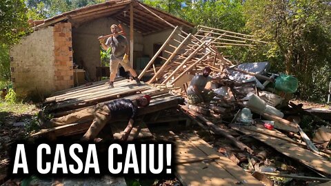O fim da casa antiga! - Rancho SV