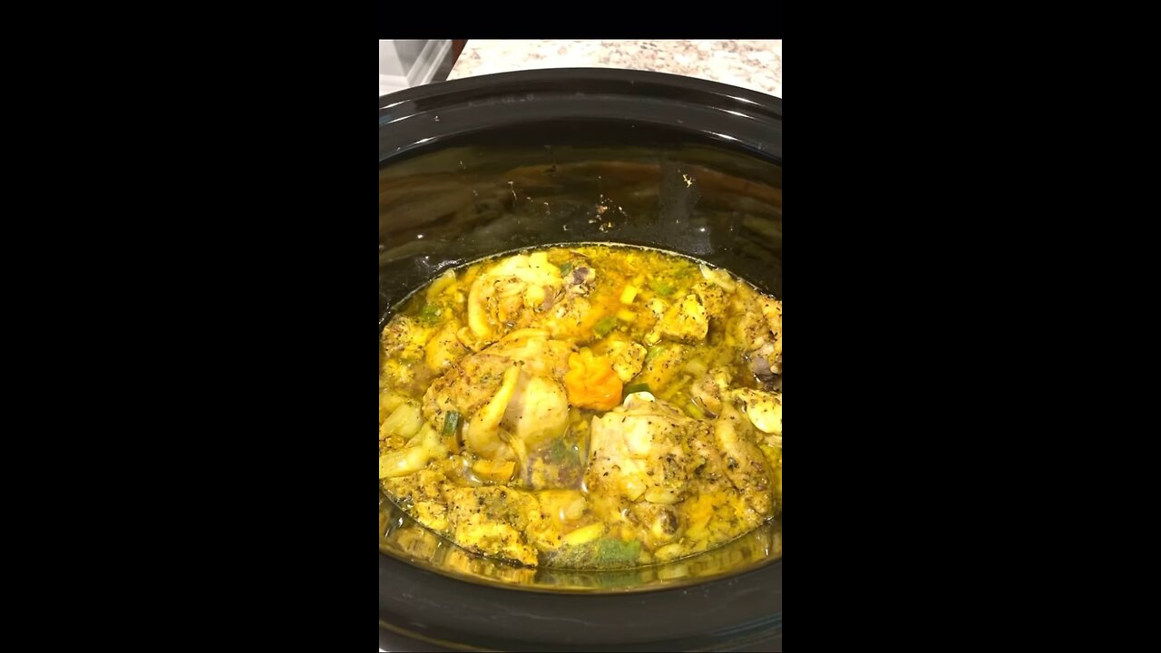 Crockpot | Slow cooker curry chicken