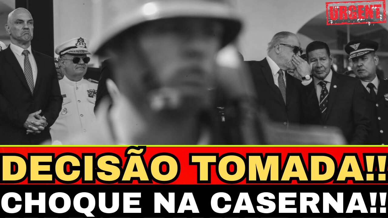 ALERTA MÁXIMA!! NOTÍCIA EXPLODE NO EXÉRCITO!! MORAES TOMA DECISÃO......