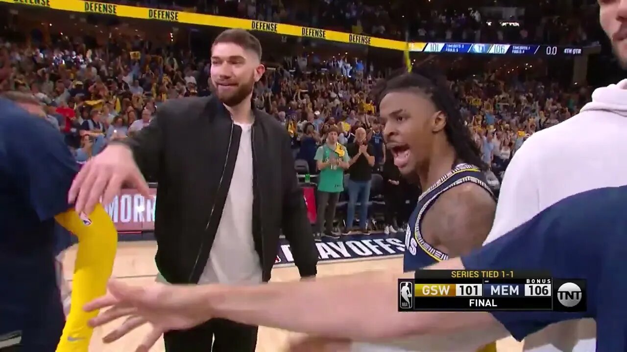 Ja Morant had some words for Steph Curry after winning Game 2 👀