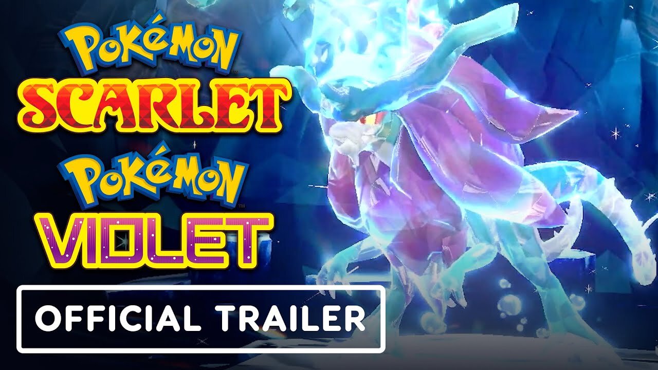 Pokemon Scarlet & Pokemon Violet - Official Walking Wake & Iron Leaves Trailer