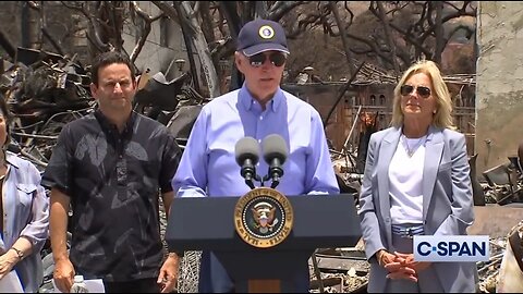 Biden Talks About His Deceased Ex-Wife While Addressing Hawaii Wildfire