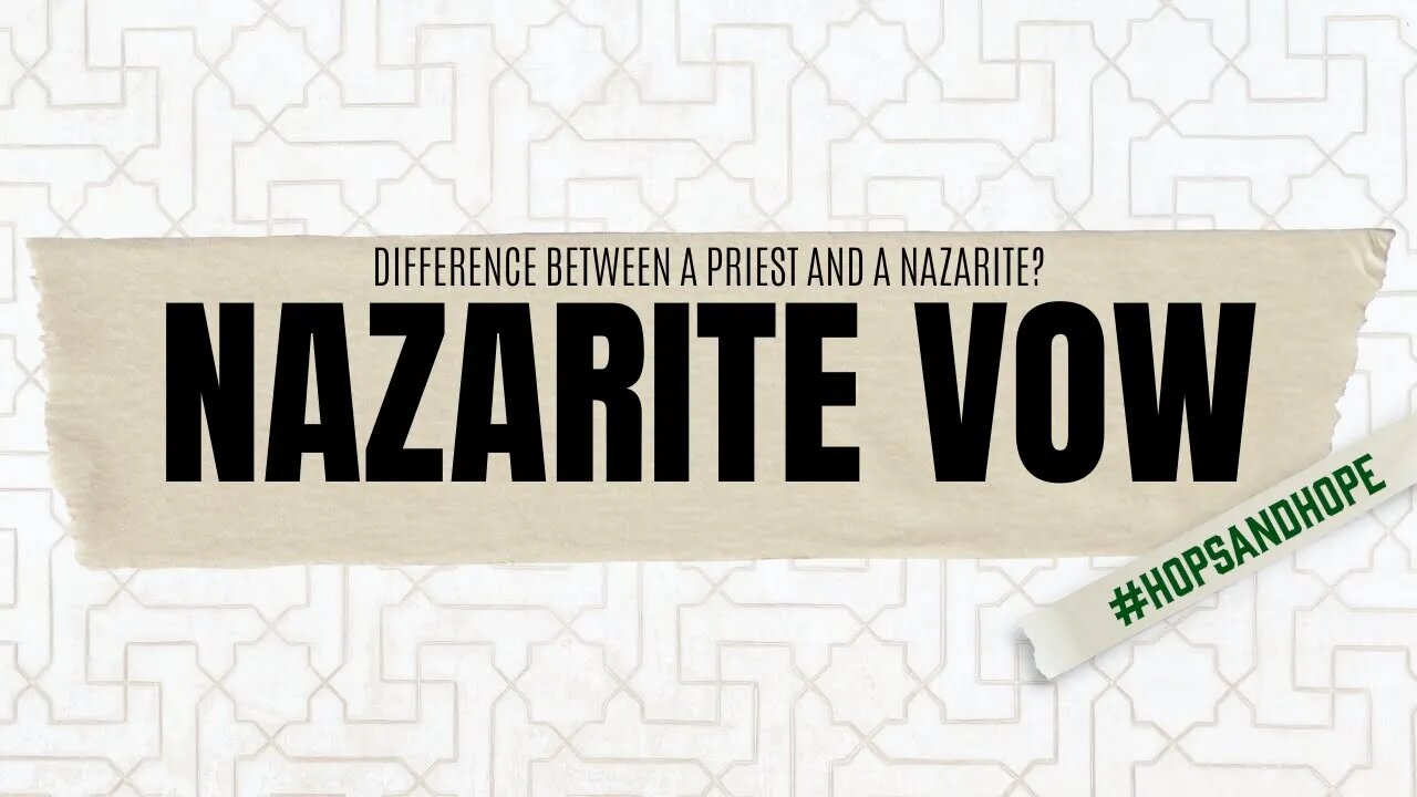 What is the difference between a Priest and a Nazarite?