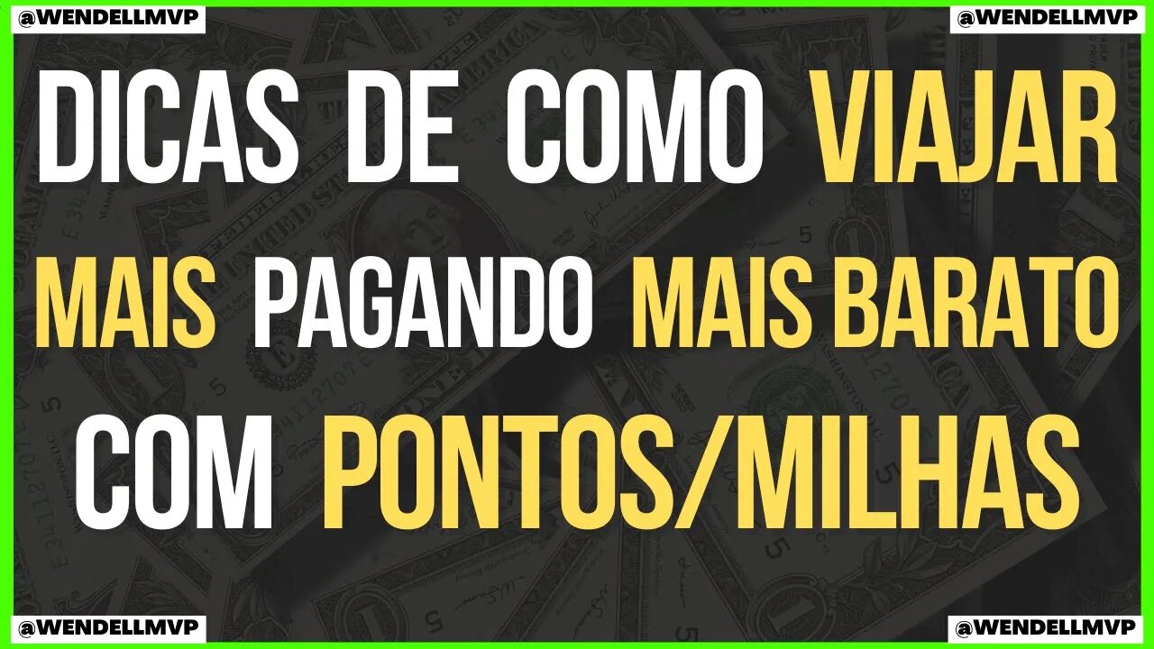 DICAS PARA CONSEGUIR VIAJAR MAIS (E + BARATO) COM PONTOS E MILHAS AÉREAS | INICIANTE em MILHAS AÉREA