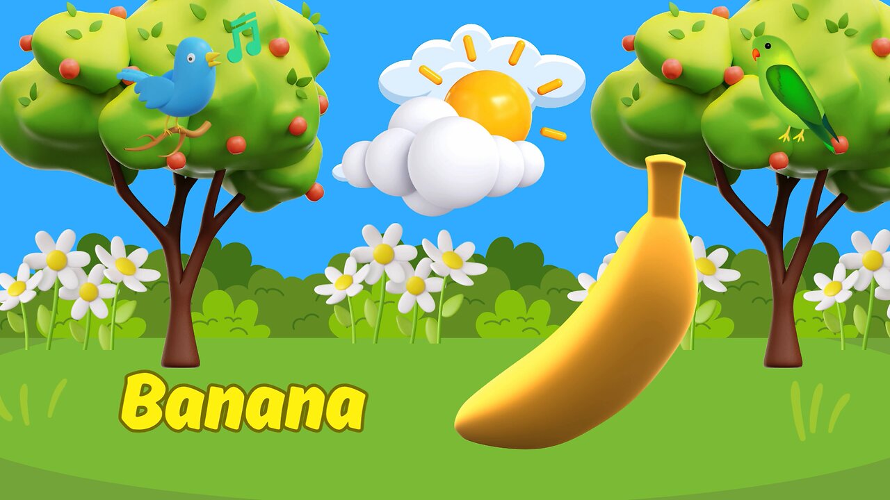 Learn Names of Fruits for Kids | Fun & Educational Fruit Names for Toddlers & Preschoolers