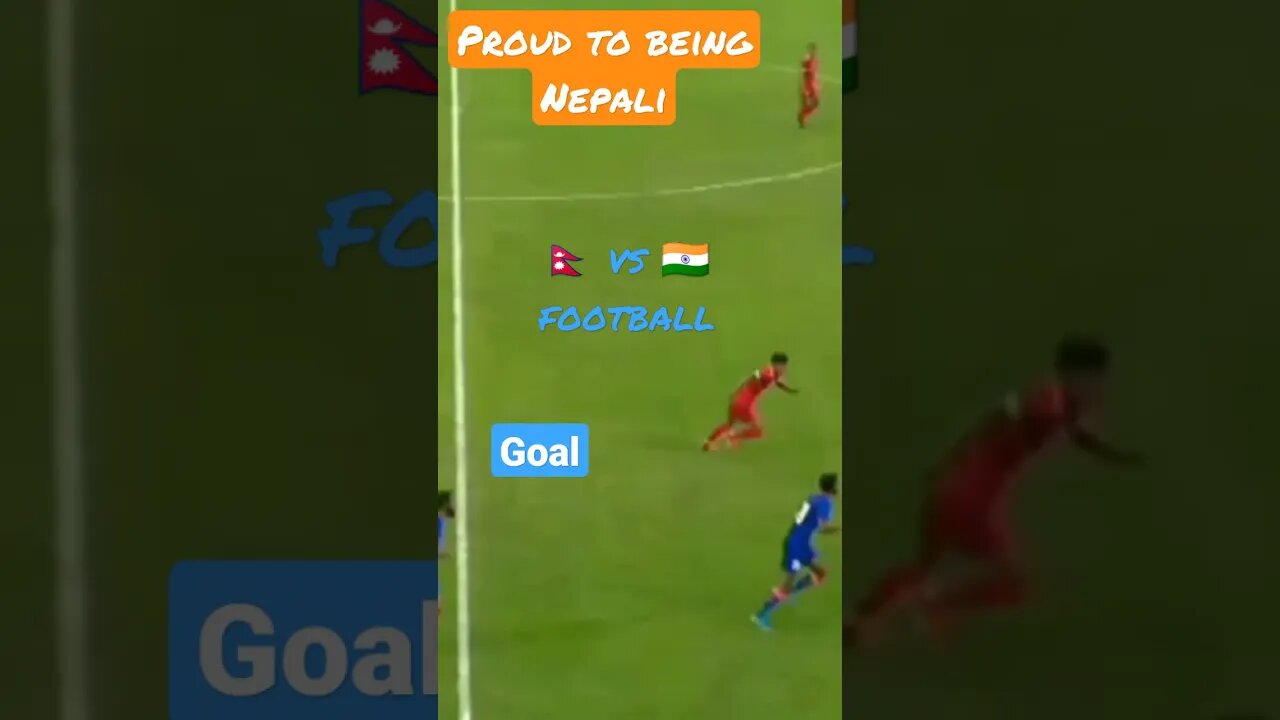 Nepal vs India, Amazing and Unexpected Goal by Nepali football team #shorts #NepalvsIndiafootball